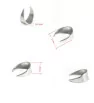 Stainless Steel Pinch Bail 6x3mm - 100PCs