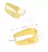 Stainless Steel Pinch Bail Gold - 1PCs