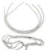 Stainless Steel strass Connector necklace