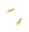 Stainless steel connector gold 10mm - 1Pc