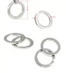 Stainless Steel rings 21x3x1,7mm - 1Pc+P