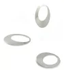 Stainless Steel oval 39x25mm - 1Pc