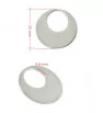 Stainless Steel Round 25mm - 1Pcs