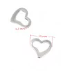 Stainless Steel heart 15mm - 1Pcs
