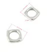 Stainless steel polished square 14,5mm - 1Pc