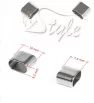 Stainless Steel rectangle component 10x8mm 1Pc