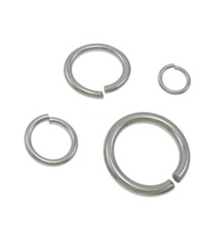 - Choose the sizes you need in the option box! 4, 5, 6, 7, 8 mm 500 or 1000 Open jump rings 304 stainless steel outside diameters