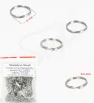 Double Stainless Steel Jump Ring - 1PC