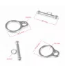 Stainless Steel Toggle Clasp 20x14mm - 1Pair
