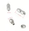 Stainless Steel screw clasp 316 11x5x0,7mm - 1Pair