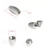 Stainless Steel 18x10x5mm Magnetic Oval Clasps - 1Pc+P