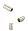 Matte Stainless Steel 21x8x6mm Magnetic Clasps - 1Pc