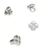 Stainless Steel cloverleaf components 9mm - 1Pc