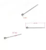 Stainless Steel HeadPin with bead - 1Pcs