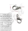 Stainnless Steel Lobster Clasps 316L 9-15mm