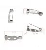 Stainless Steel component on Brooch 17mm - 1Pc+P