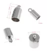 Stainless Stainless ending 6x4mm - 3mm - 100Pc