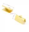 Stainless Ends 6-25mm Gold - 1Pcs