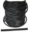Leather braided Cord 6mm - 1m
