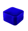 Sametová krabička Modrá 70x70x40mm