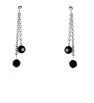 Chain Earrings with Preciosa crystals