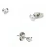 Stainless Steel Earring with cubic zirconia Heart