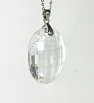 Clear Oval Pendant