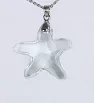 Pendant with clear star crystal